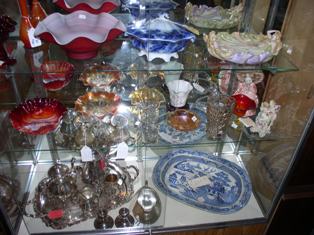 antique glass, china, silver carroll county md